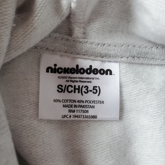 New Nickelodeon's Hey Arnold Juniors Gray Hoodie Cartoon Show Size Small 3/5 - Picture 5 of 10